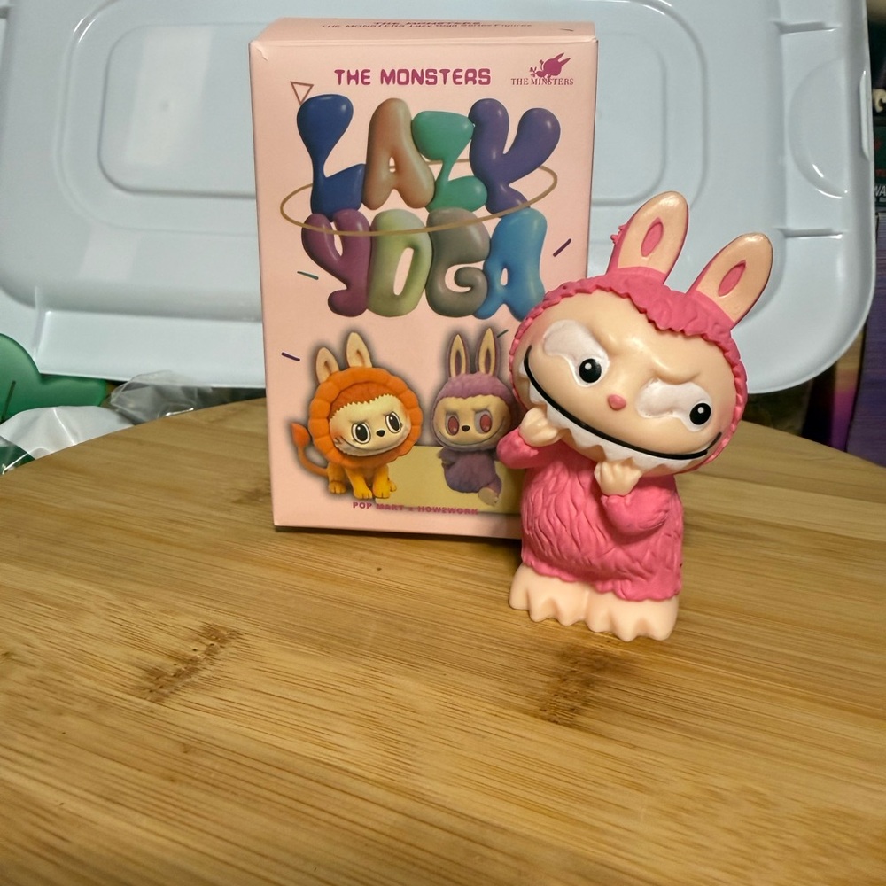 POP MART Labubu The Monsters Lazy YOGA Series Blind Box Figure - Picture 1 of 2
